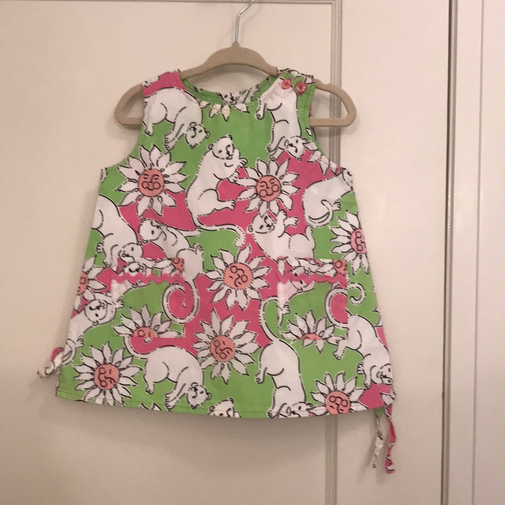 Lilly Pulitzer Toddler Dress “French fried” print